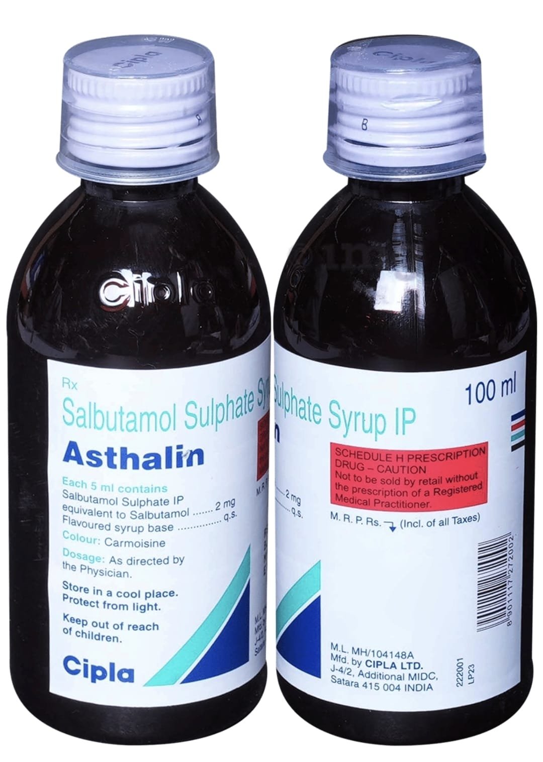 ASTHALIN SYP 100 ML